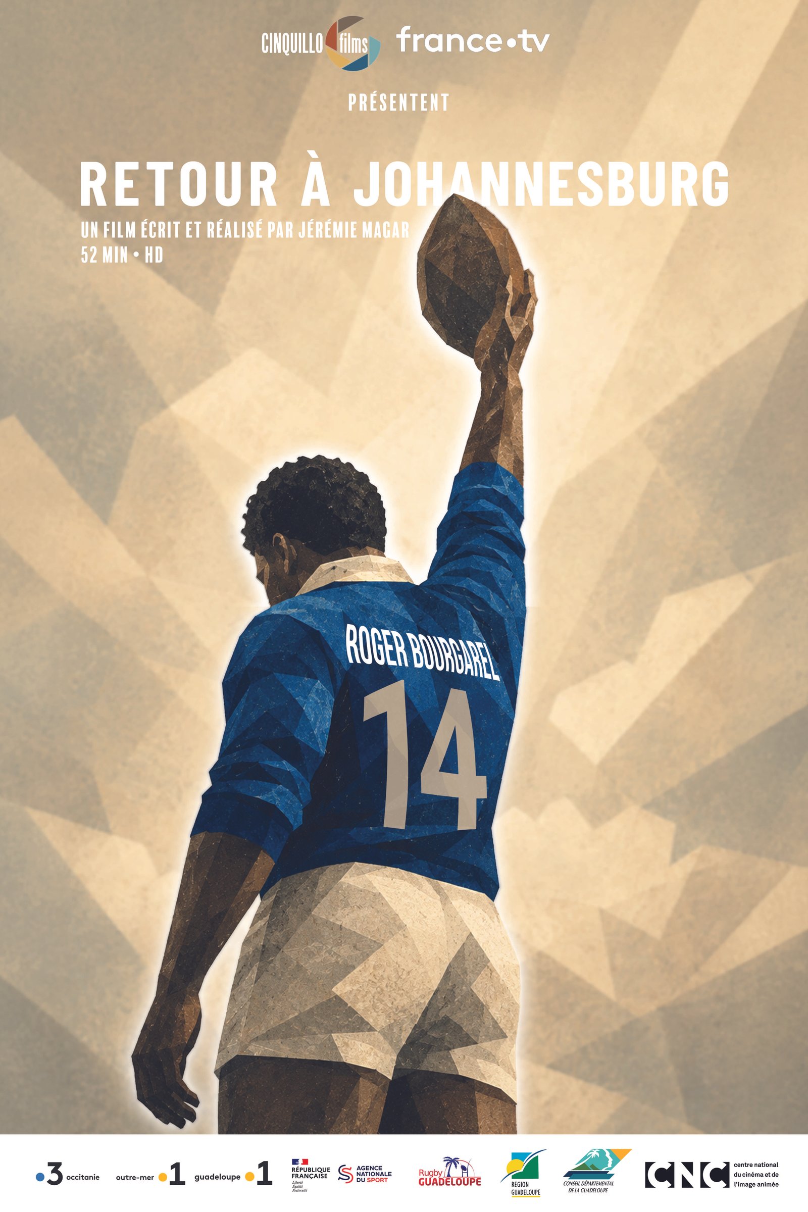 Affiche Retour à Johannesburg — Roger Bourgarel